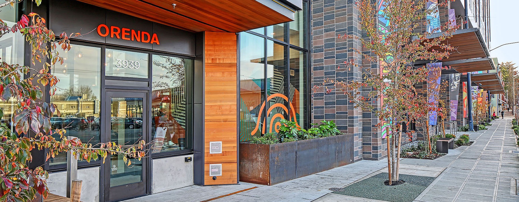 Exterior image of Orenda's welcoming entrance