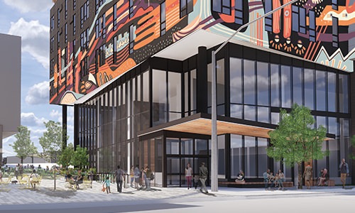 Orenda at Othello Square exterior rendering of Orenda at Othello Square